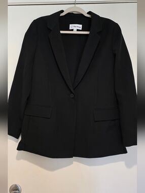 Womens Oversized Black Blazer Sz M